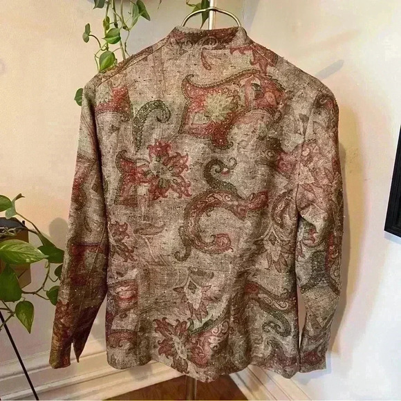 Coldwater Creek Tapestry Jacket - Size 10 - Picture 3 of 8